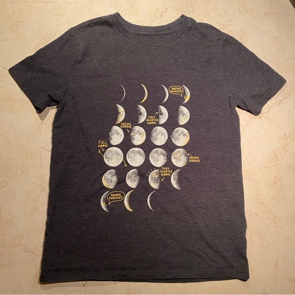 Cat & Jack Glow in the Dark Space Short Sleeve Graphic T-Shirt - Picture 5 of 8